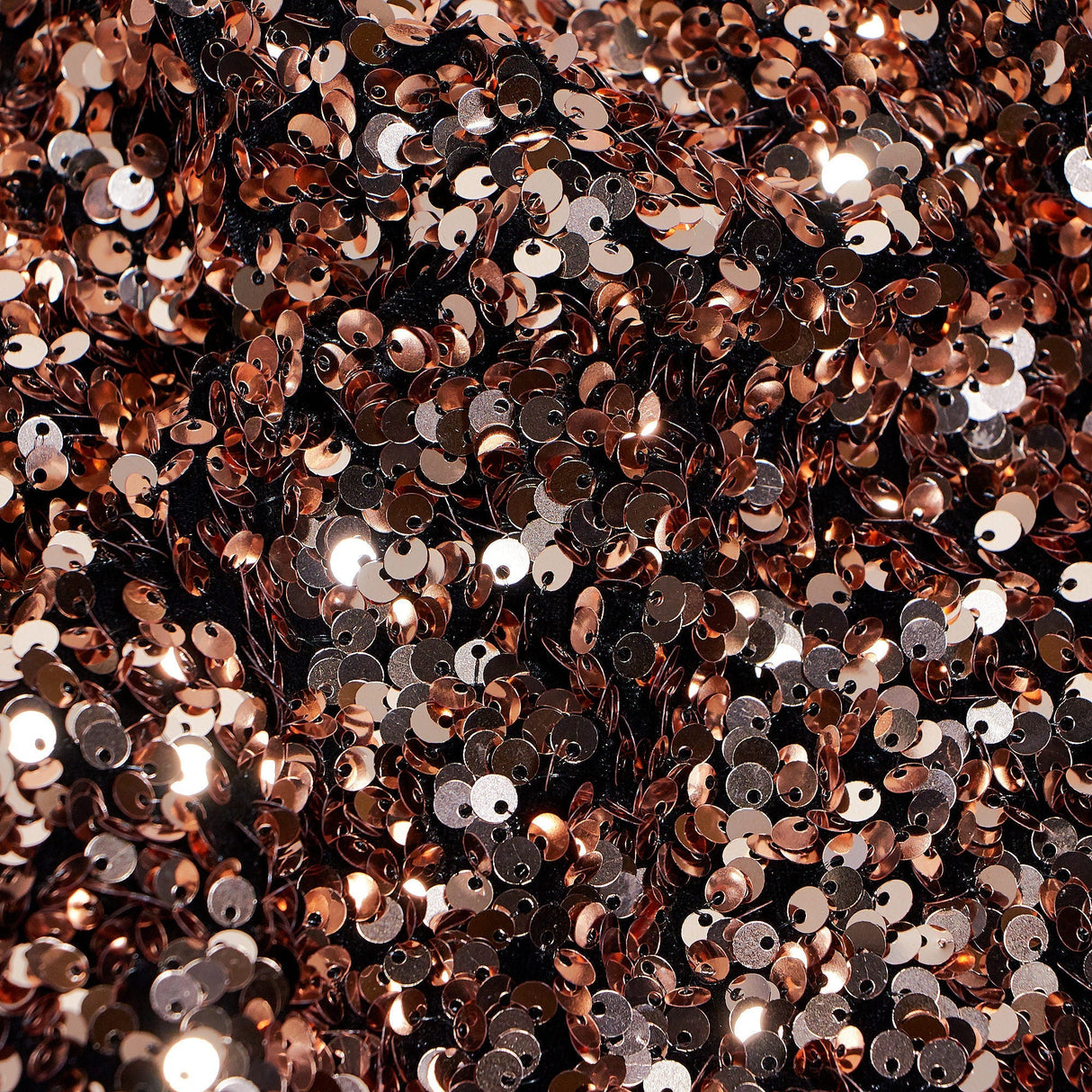 Duchess Stretch Velvet Sequin Polyester Spandex Fabric - Embroidered 3-D Sequins, 46/47" Width (1 Yard)