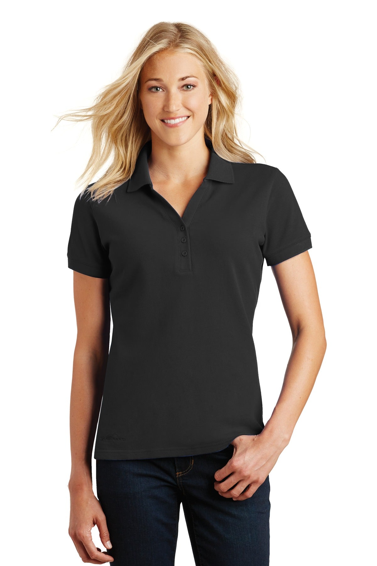 Eddie Bauer® Ladies Cotton Pique Polo