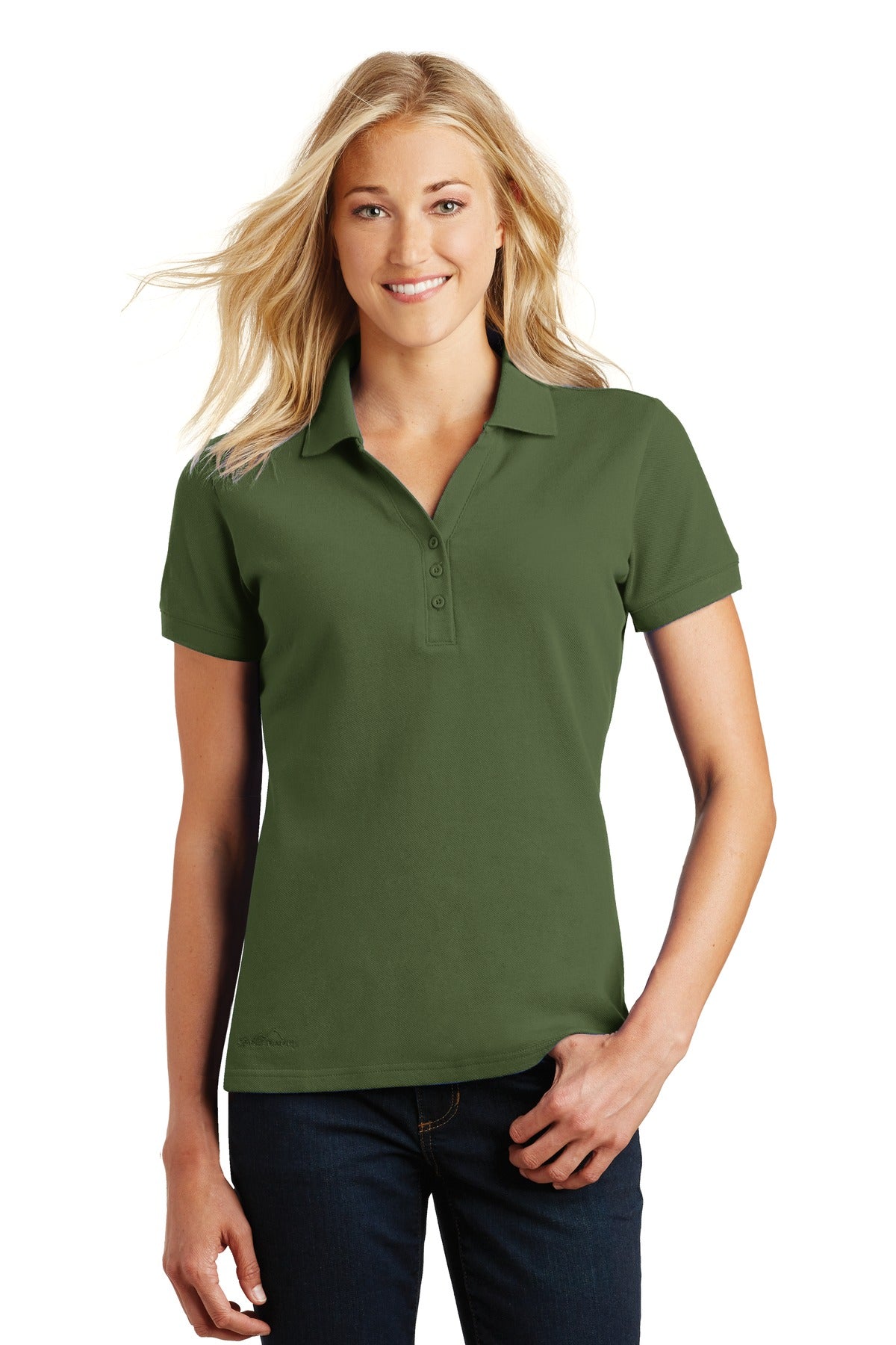 Eddie Bauer® Ladies Cotton Pique Polo