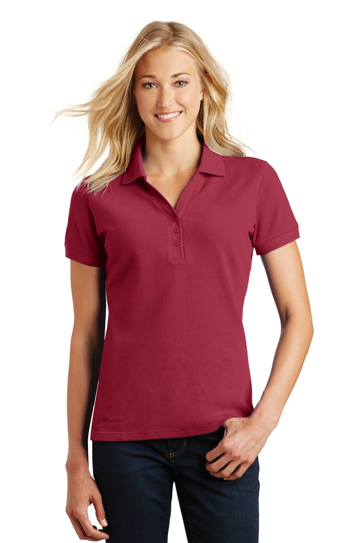 Eddie Bauer® Ladies Cotton Pique Polo