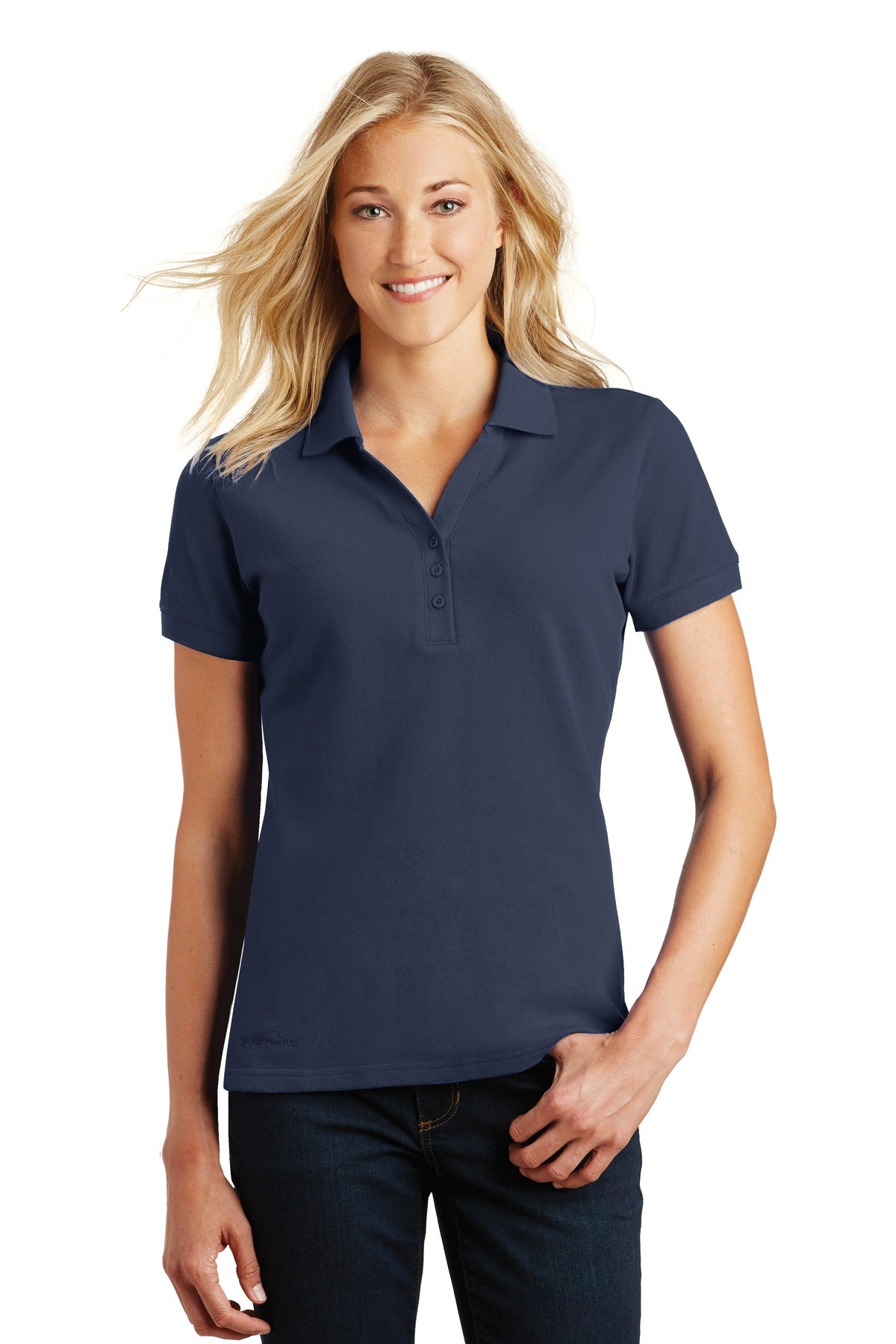 Eddie Bauer® Ladies Cotton Pique Polo