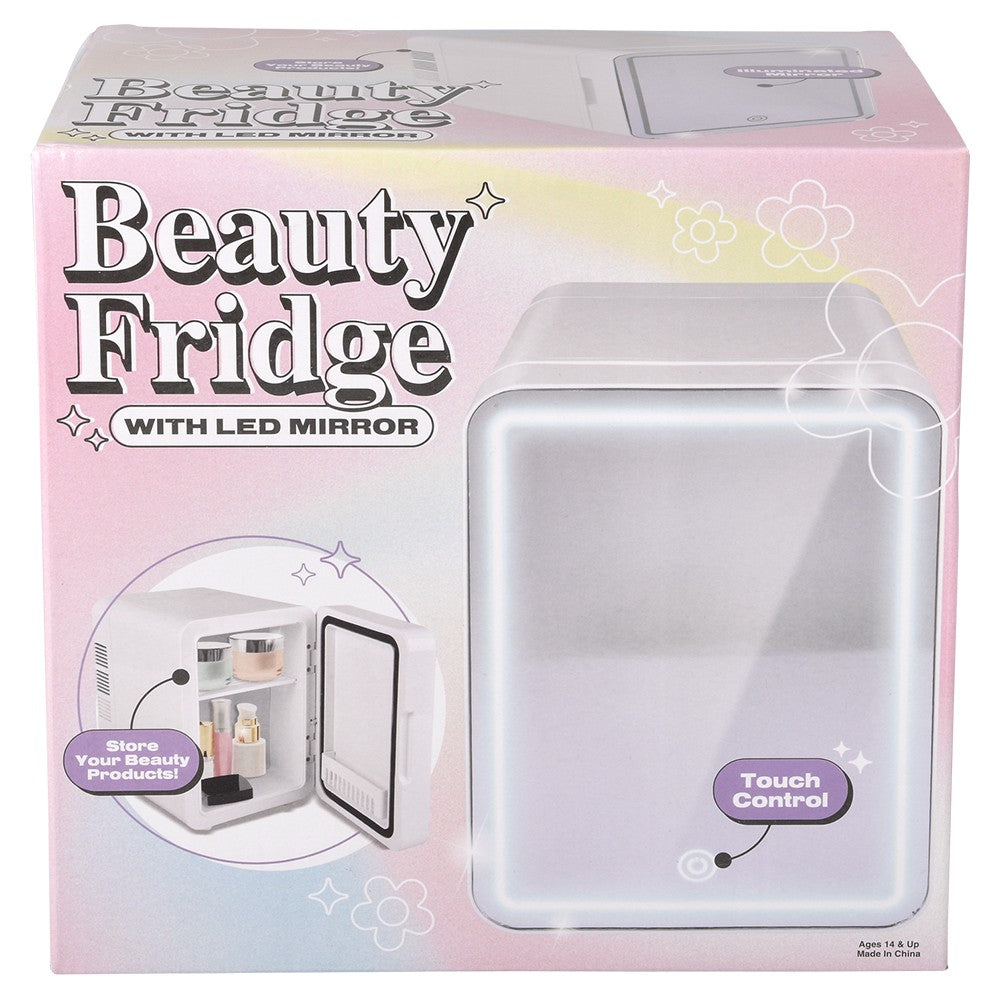 Beauty Fridge With LED Mirror