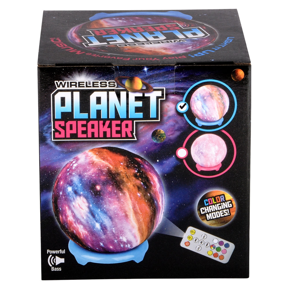 Color Changing Planet Wireless Speaker (1 PC)