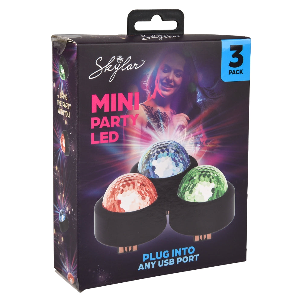 USB Mini Party Lights 3 Pack