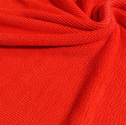 Popcorn Polyester Spandex Jacquard Fabric - 4-Way Stretch, 28" Width (1 Yard)