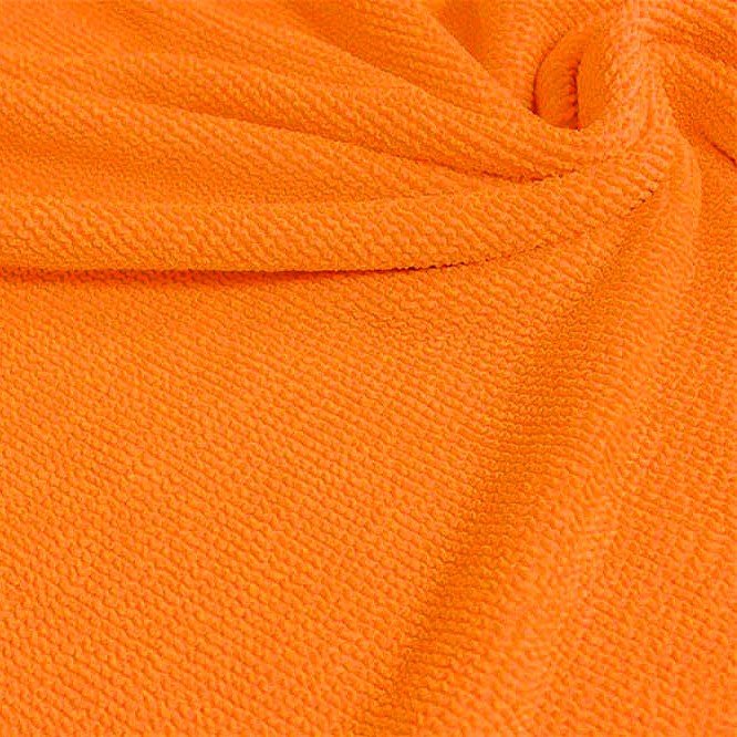 Popcorn Polyester Spandex Jacquard Fabric