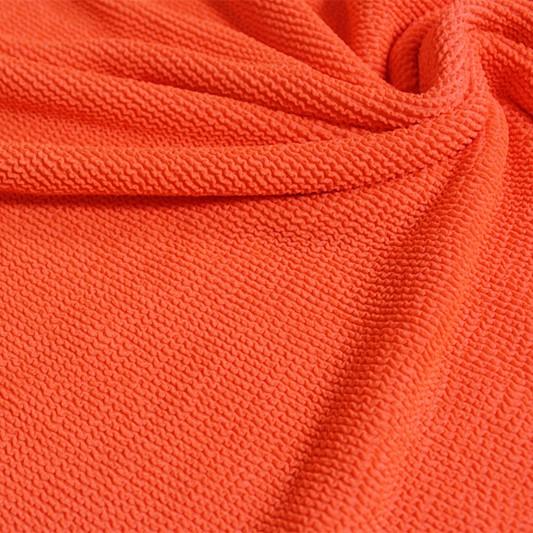Popcorn Polyester Spandex Jacquard Fabric - 4-Way Stretch, 28" Width (1 Yard)