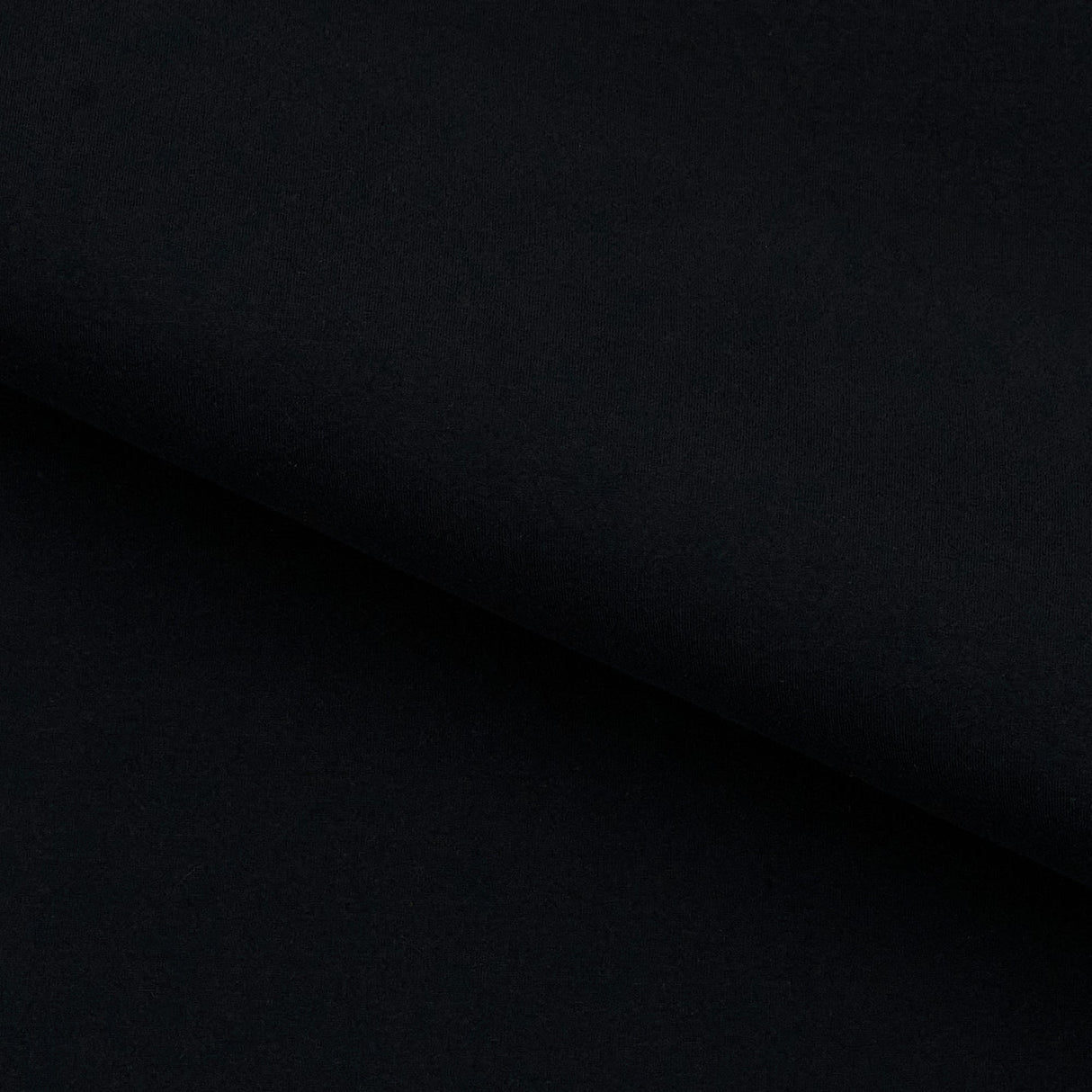 Brushed Polyester Lycra Tricot Black