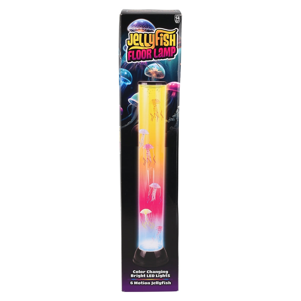 Jelly Fish Bubble Tube Floor Lamp