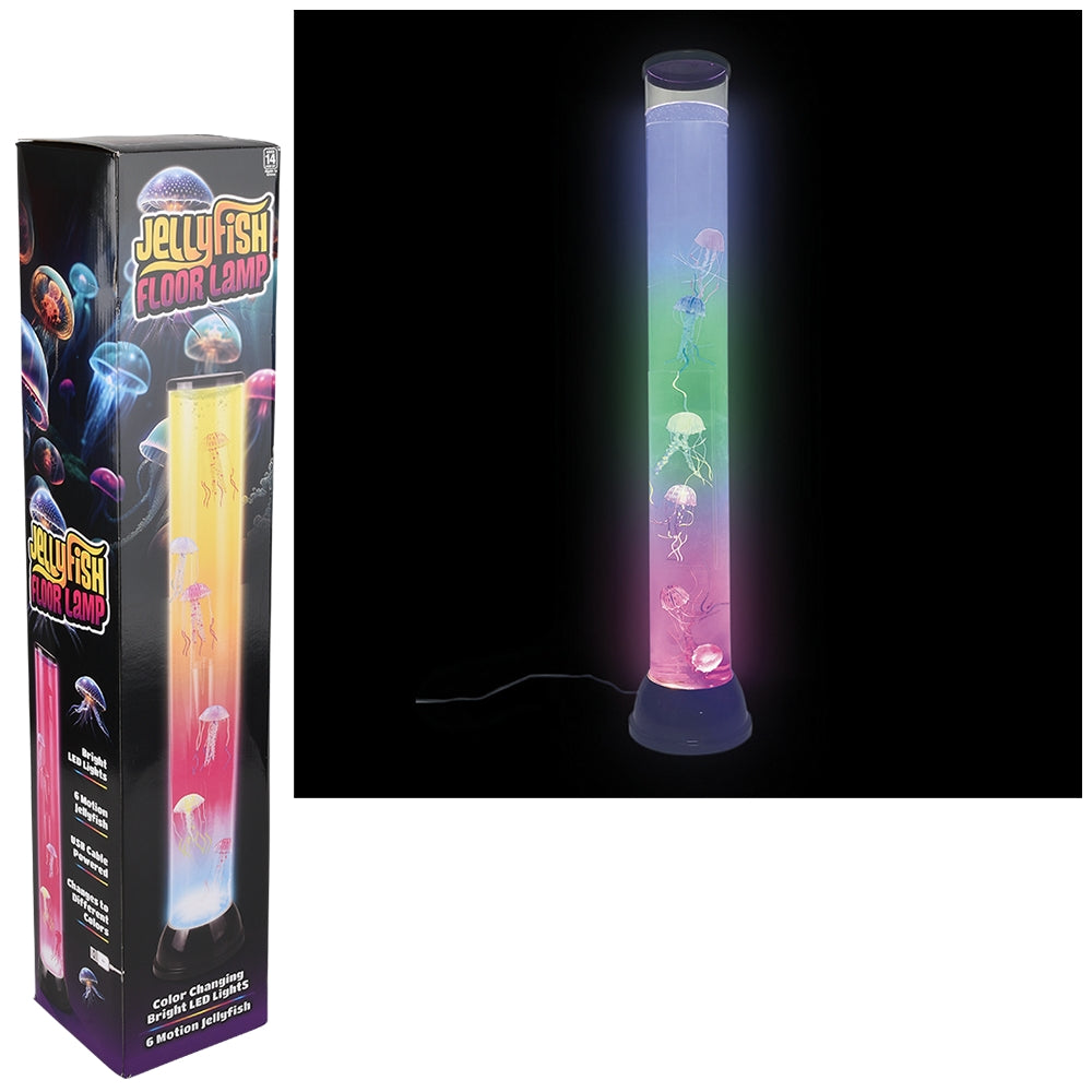 Jelly Fish Bubble Tube Floor Lamp