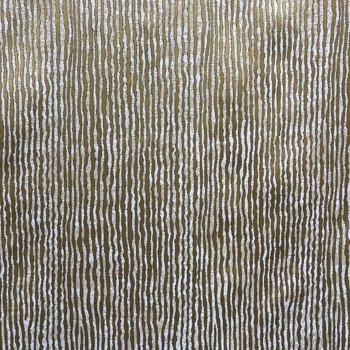 Elizabeth Faux Silk Fabric - Textured Wavy Striped Jacquard, 55" Width (1 Yard)