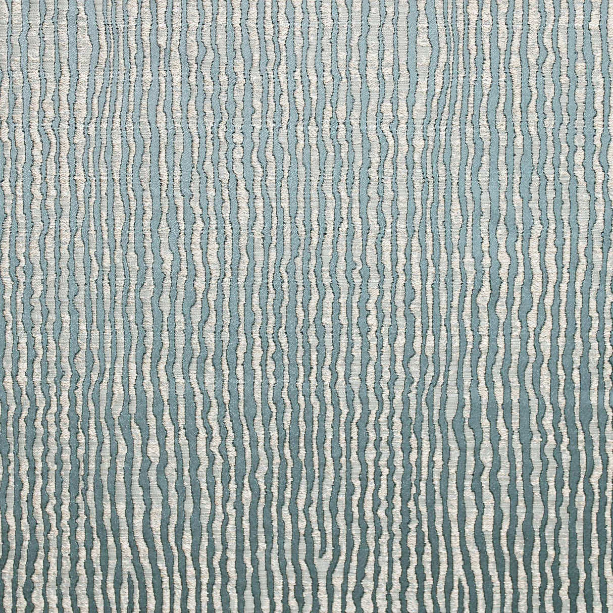 Elizabeth Faux Silk Fabric - Textured Wavy Striped Jacquard, 55" Width (1 Yard)