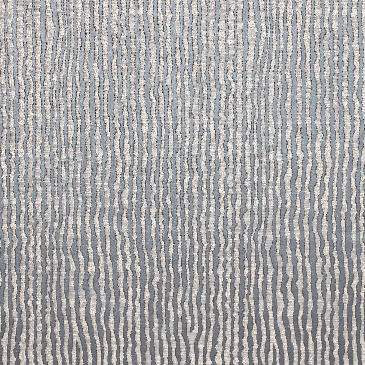 Elizabeth Faux Silk Fabric - Textured Wavy Striped Jacquard, 55" Width (1 Yard)