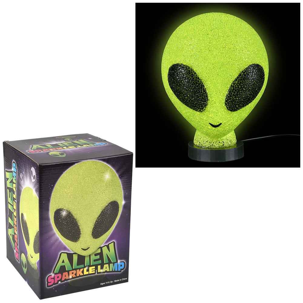 Sparkle Alien Lamp 8.5"
