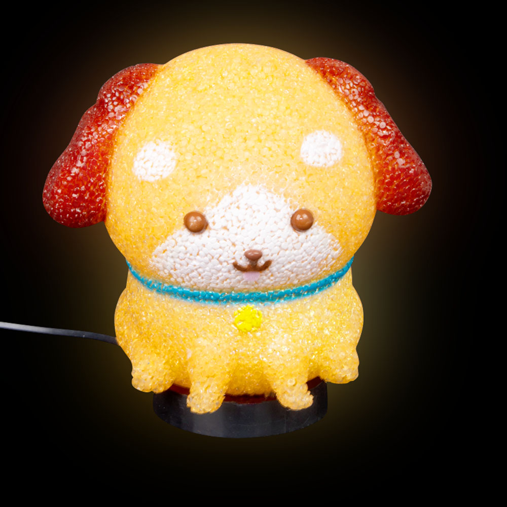 Kawaii Dog Sparkle Lamp (1 PC)