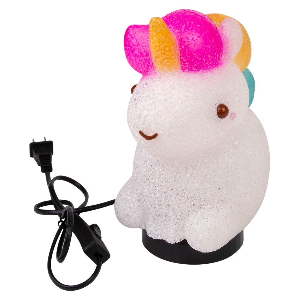 Unicorn Sparkle Lamp 7.5" Kawaii Sitting Unicorn