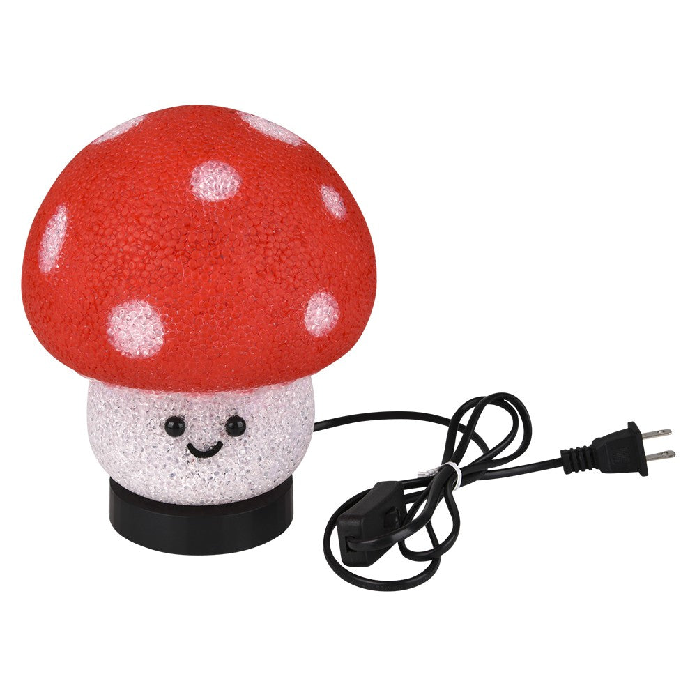 Mushroom Sparkle Lamp 7.5"