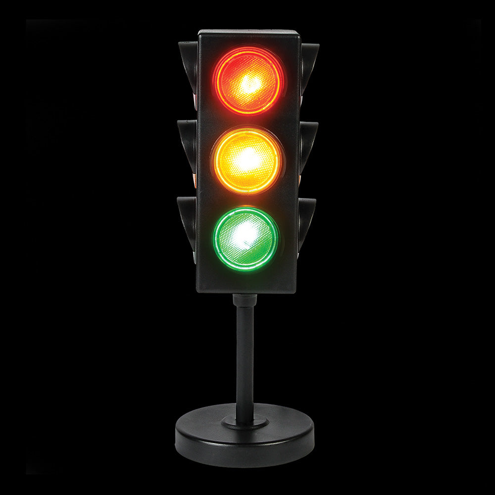 Traffic Light Table Lamp 8"