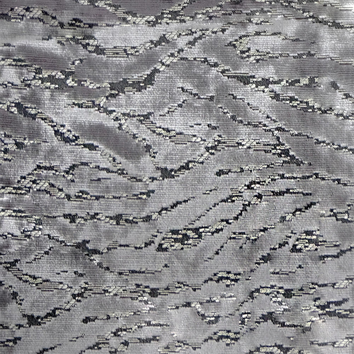 Empress Fabric Cut Velvet Fabric - Animal Print, 55" Width (1 Yard)
