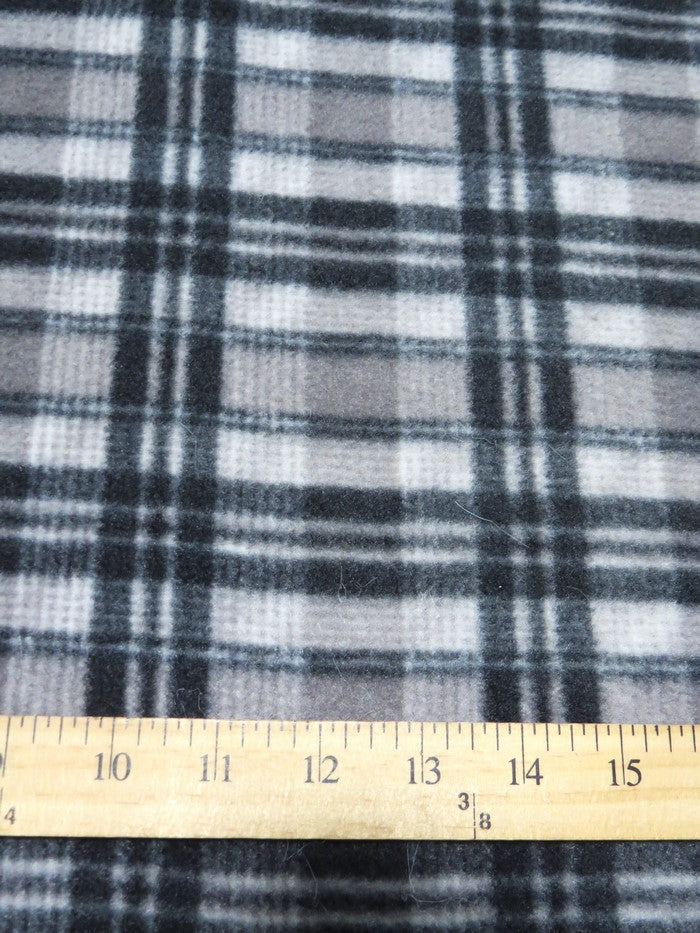 Vintage Tartan Plaid Fleece Printed Fabric