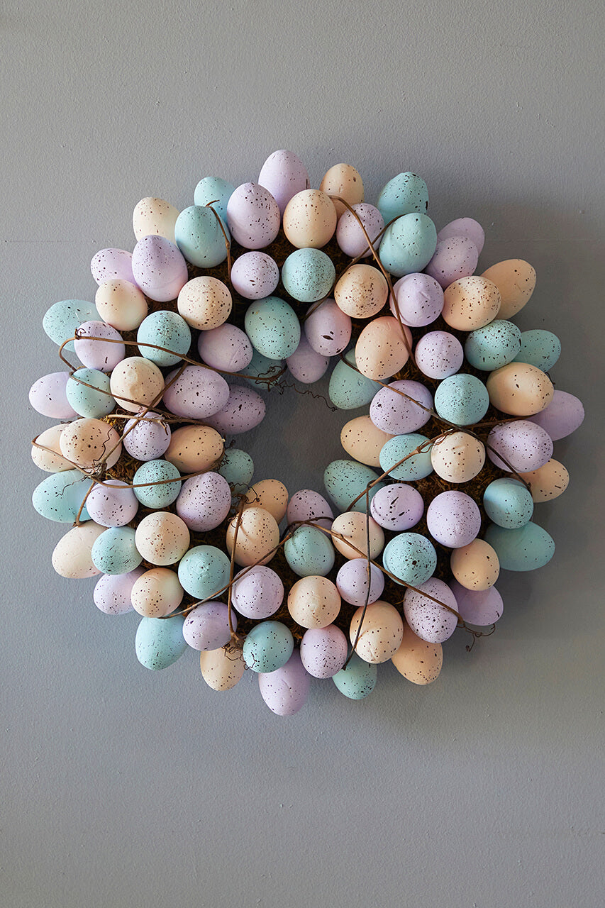 17.75" Easter Egg Wreath