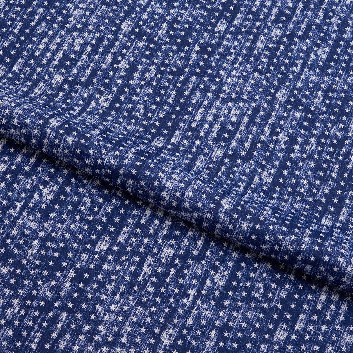 Antique Denim Stars Nylon Spandex Fabric - Multicolor Stars, 55/56" Width (1 Yard)