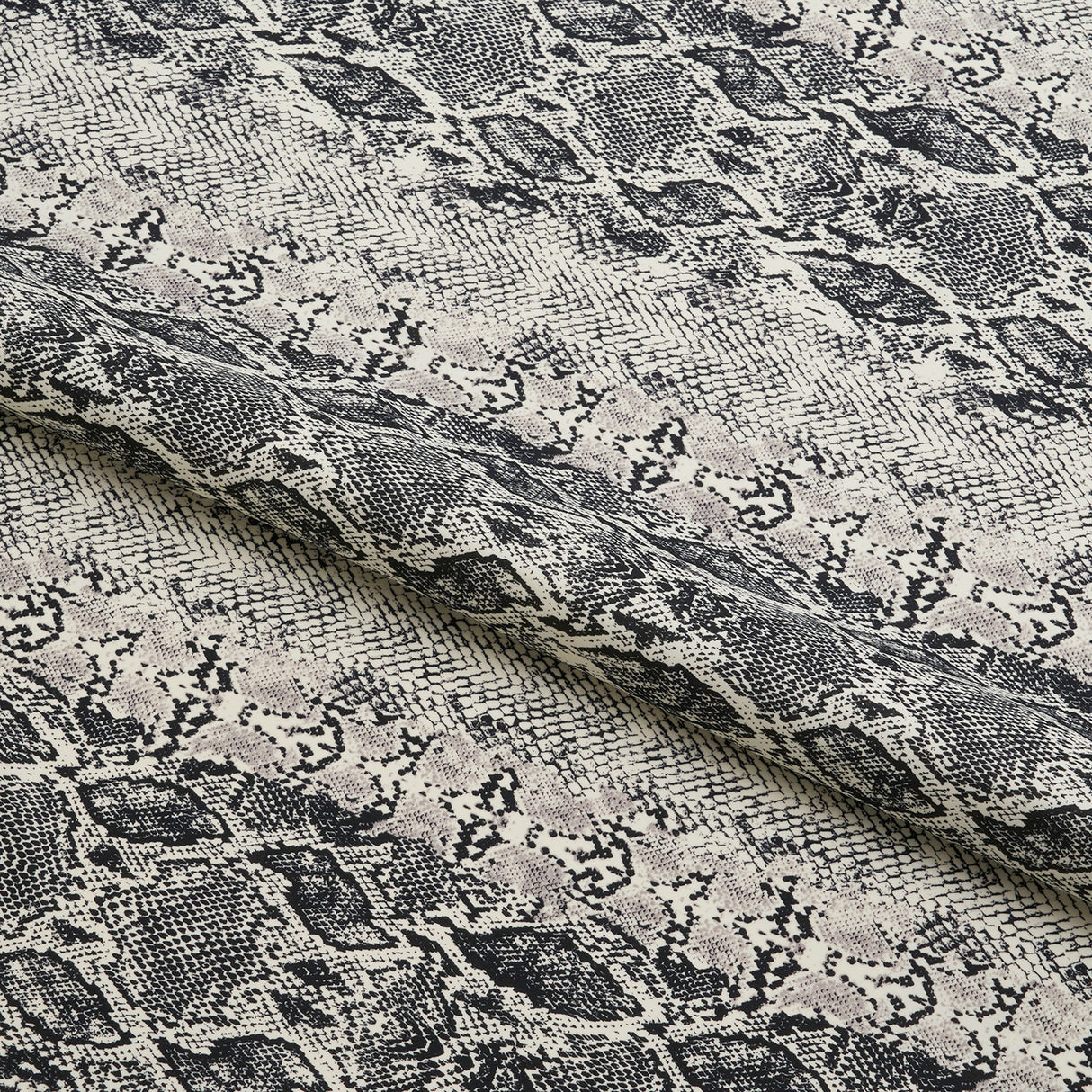 Printed Spandex Fabric Antique Snake Skin Multicolor