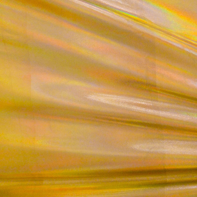 Electric Foiled Spandex Fabric - Holographic Foil, 4-Way Stretch, 55" Width (1 Yard)