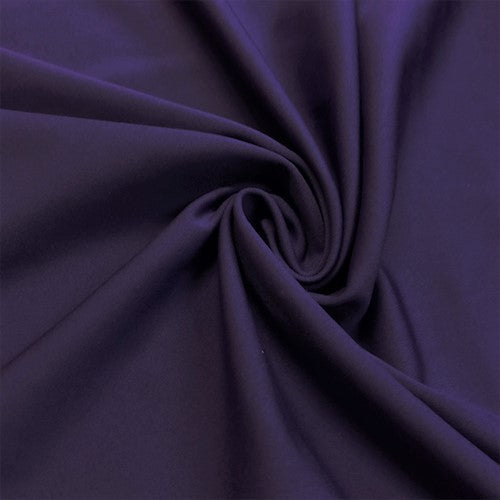 Athletic Repreve Recycled Polyester Spandex Knit Fabric Violet Indigo