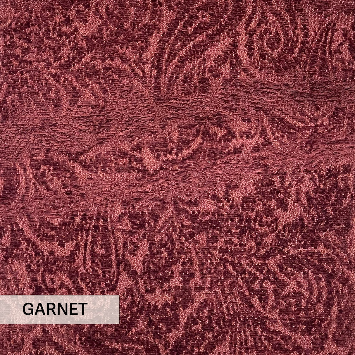 Boucle Jacquard Upholstery Fabric Everly Paisley