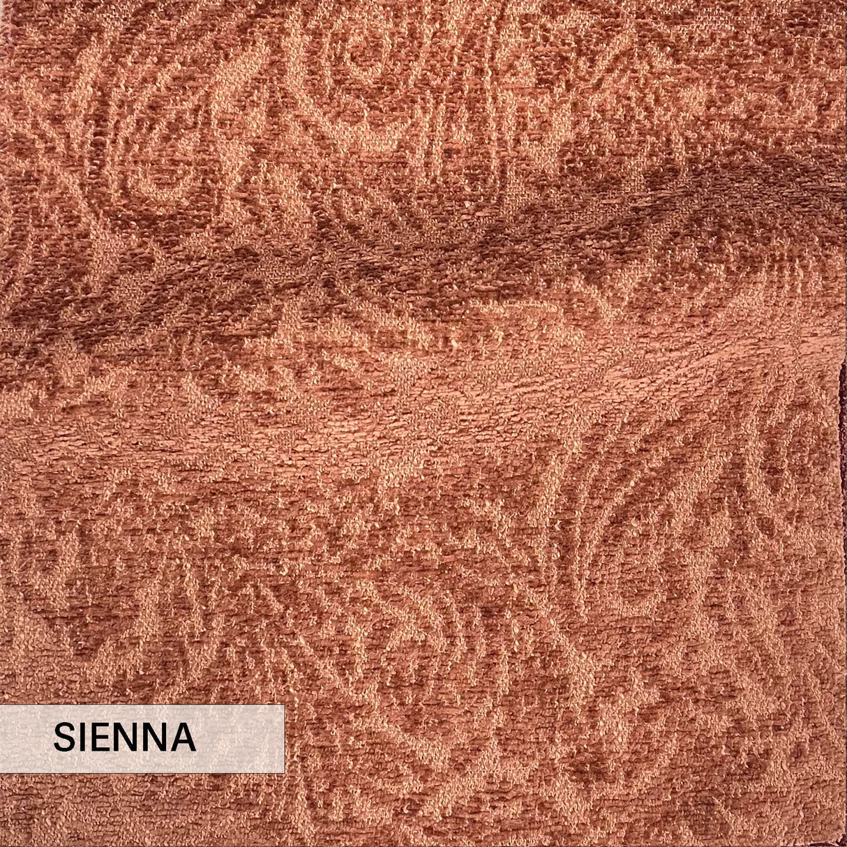 Boucle Jacquard Upholstery Fabric Everly Paisley