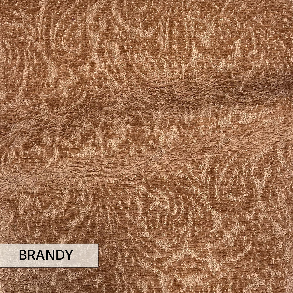 Boucle Jacquard Upholstery Fabric Everly Paisley