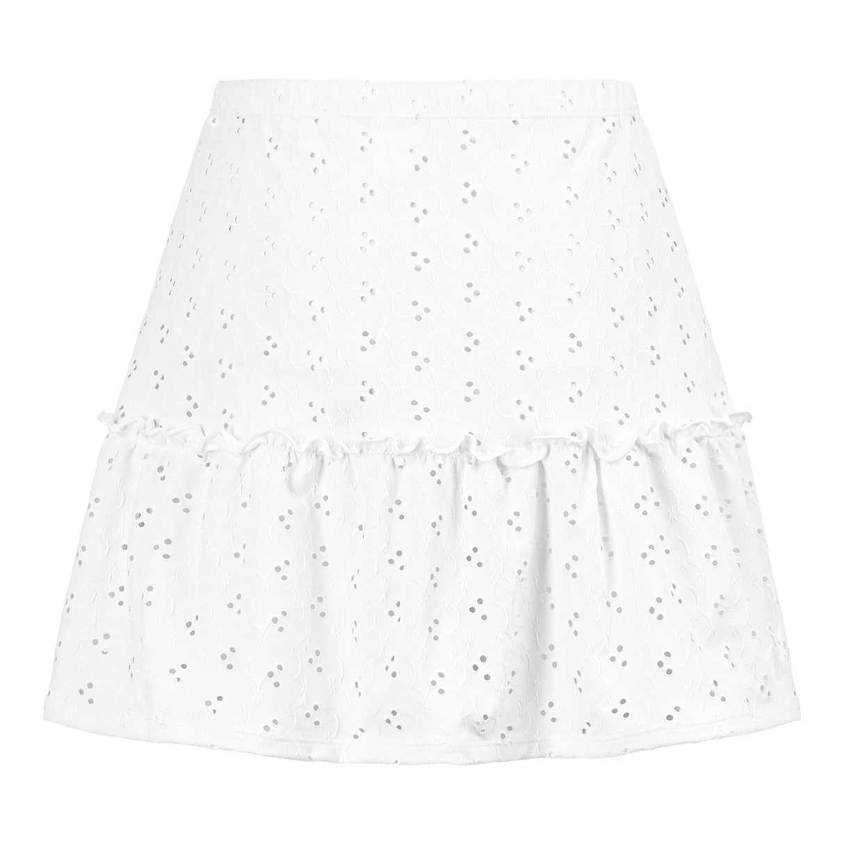 Eyelet Polyester Spandex Jacquard