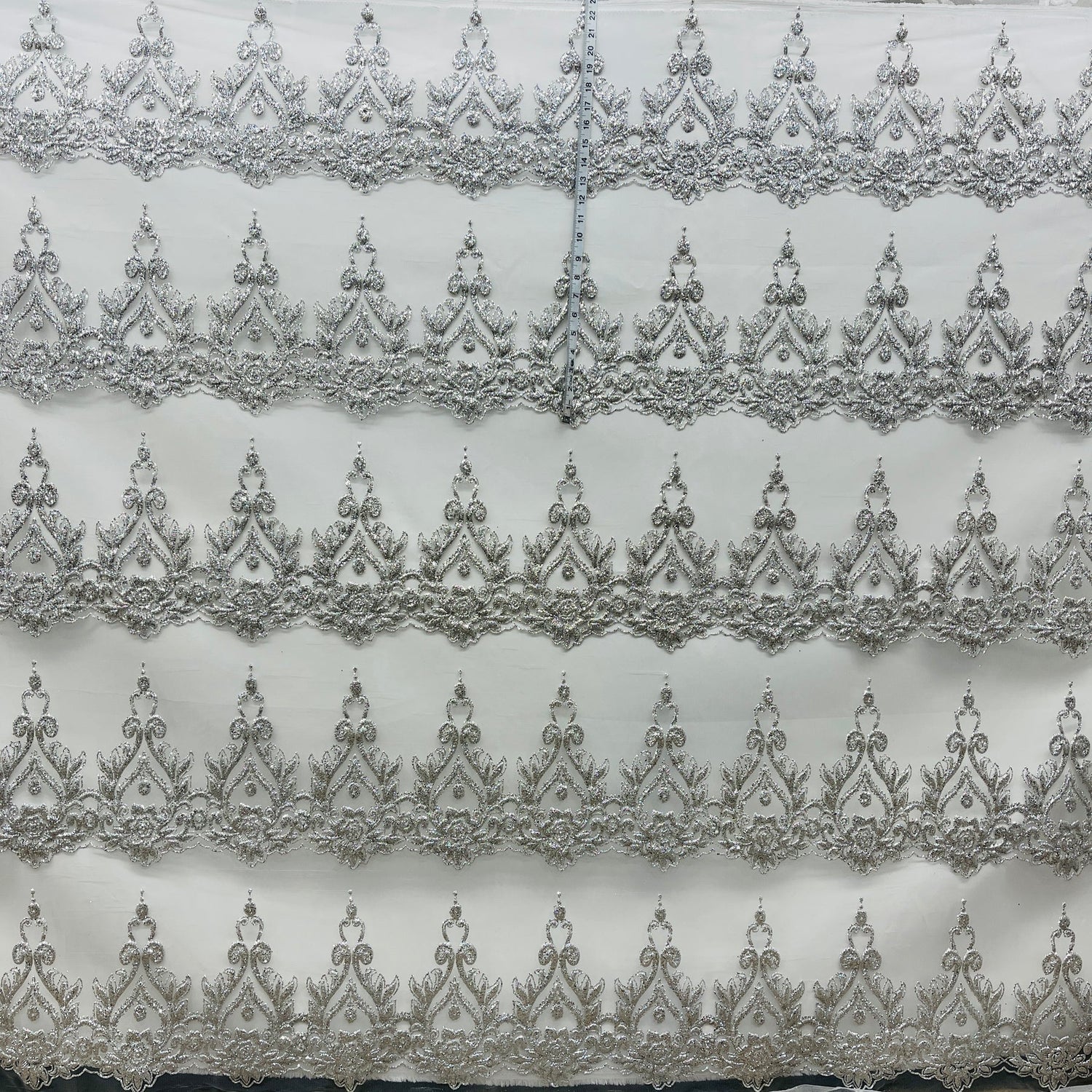 1 Yard Glitter Mesh Fabric | 55" Wide | Sparkling Mesh for Gowns, Costumes & Event Décor