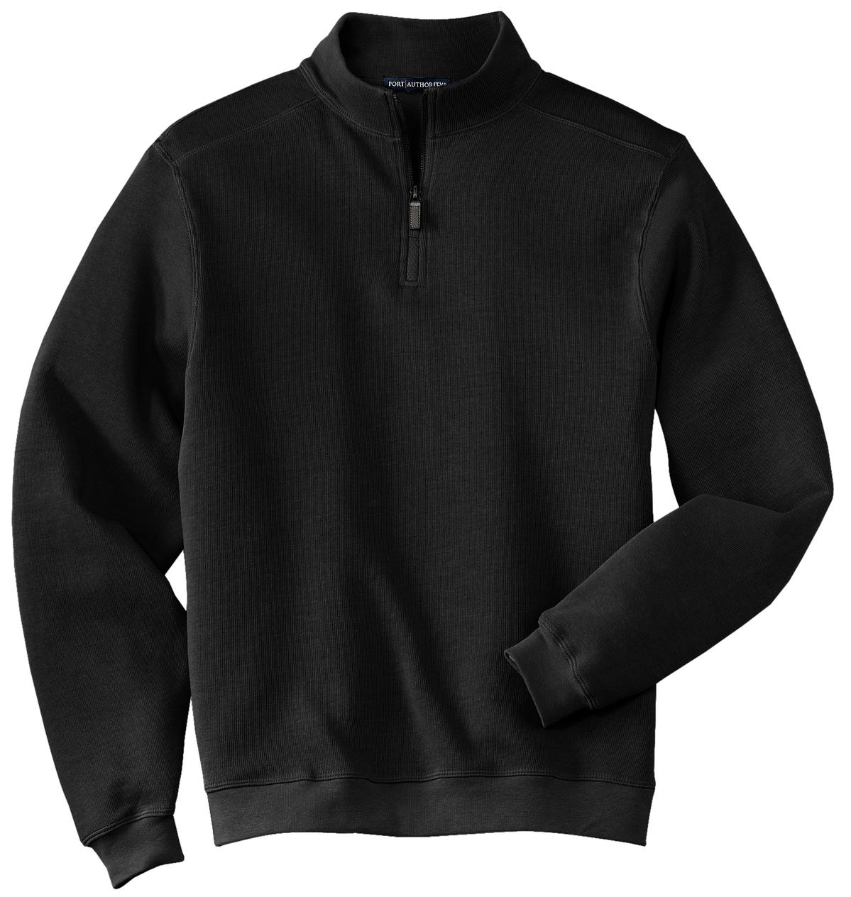 Port Authority® Flatback Rib 1/4-Zip Pullover