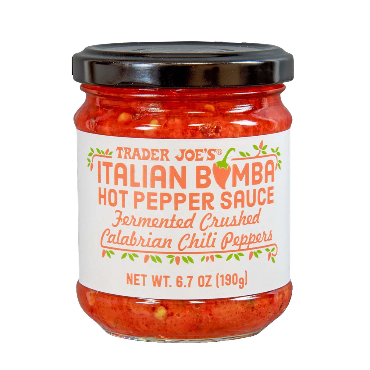 Trader Joe's Italian Bomba Hot Pepper Sauce | 6.7 oz