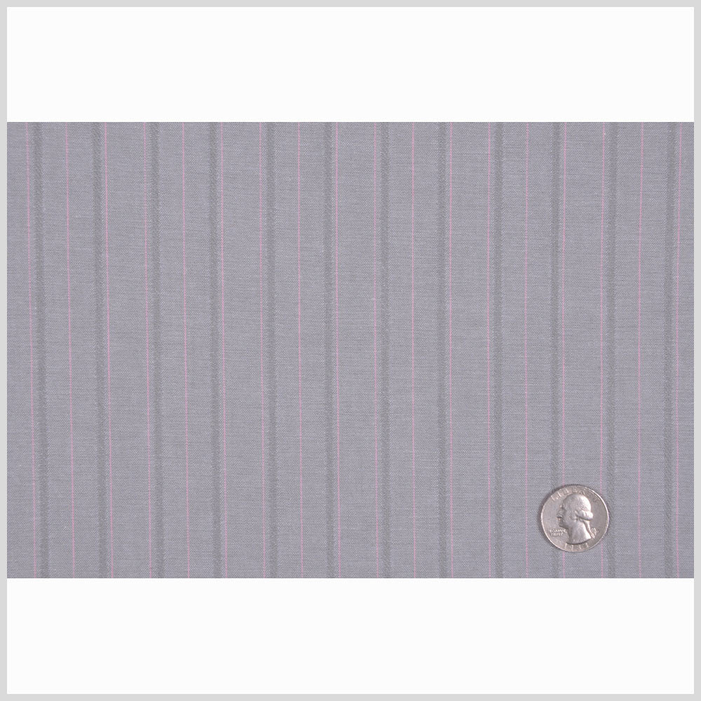 Grayhound/Chalk Blue Striped Shirting