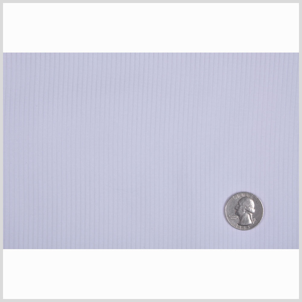 White Sheer Striped Cotton Shirting