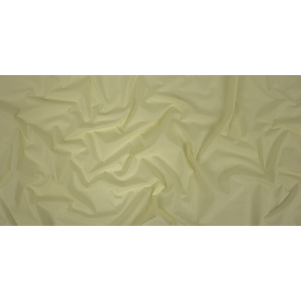 Pale Buttercup Cotton and Polyester Poplin