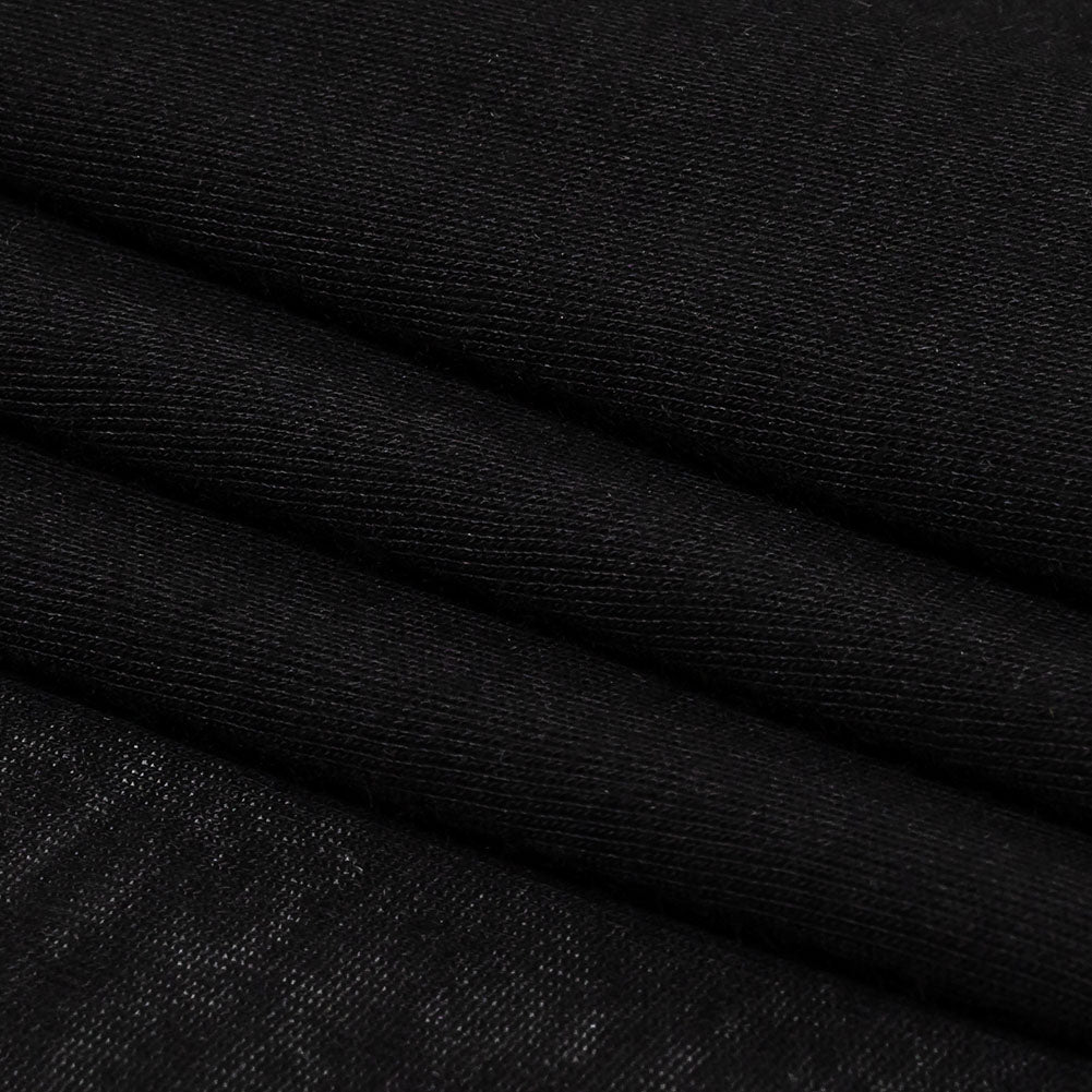 Black Lightweight Rayon Jersey