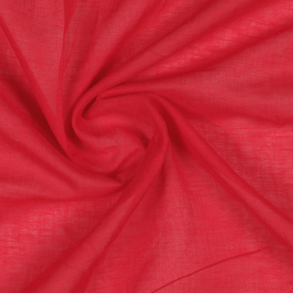 Ski Patrol Red Cotton Voile