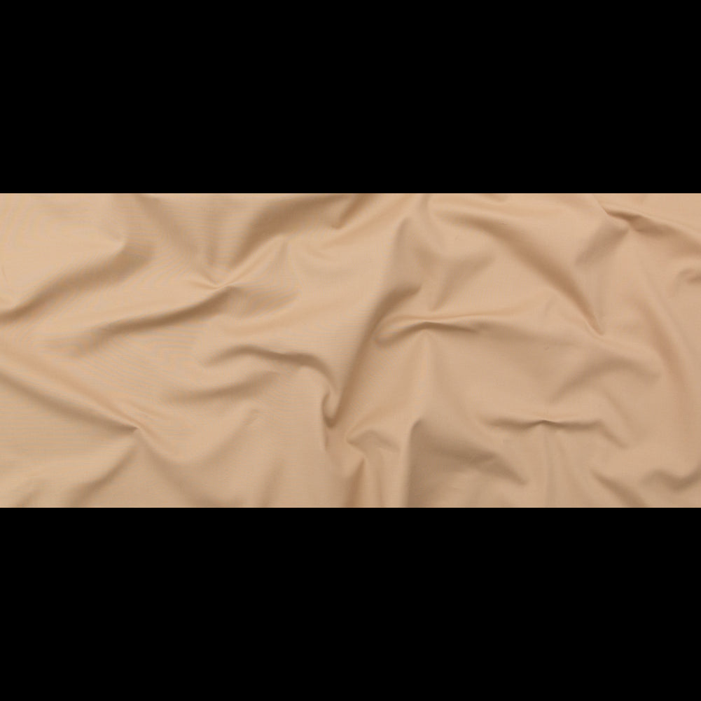 Nougat Stretch Cotton Poplin