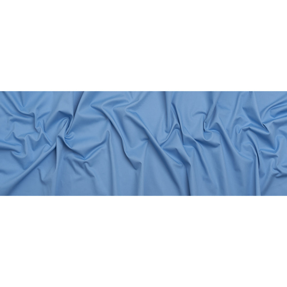 Organic Cotton Twill - Ice Blue and White - Stratton Collection