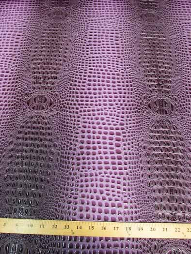 Fiji Turquoise Florida Gator 3D Embossed Vinyl Fabric