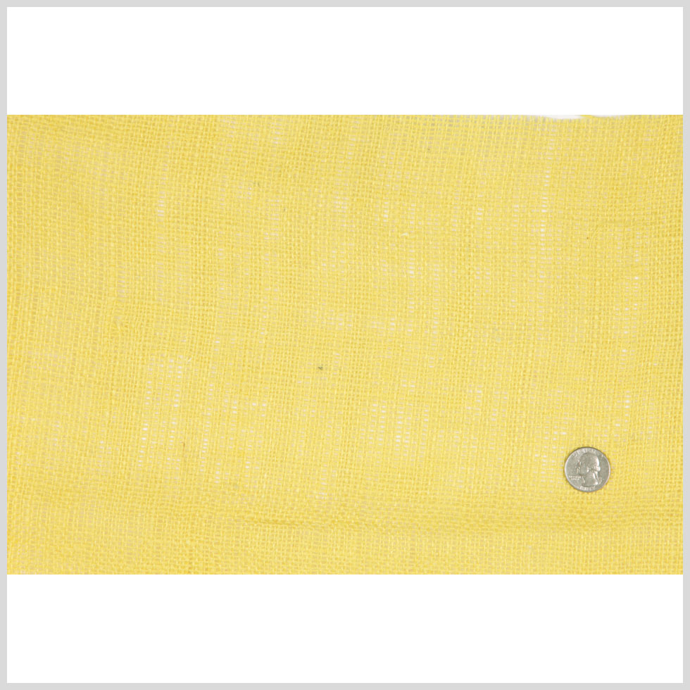 Buttercup Yellow Jute Burlap