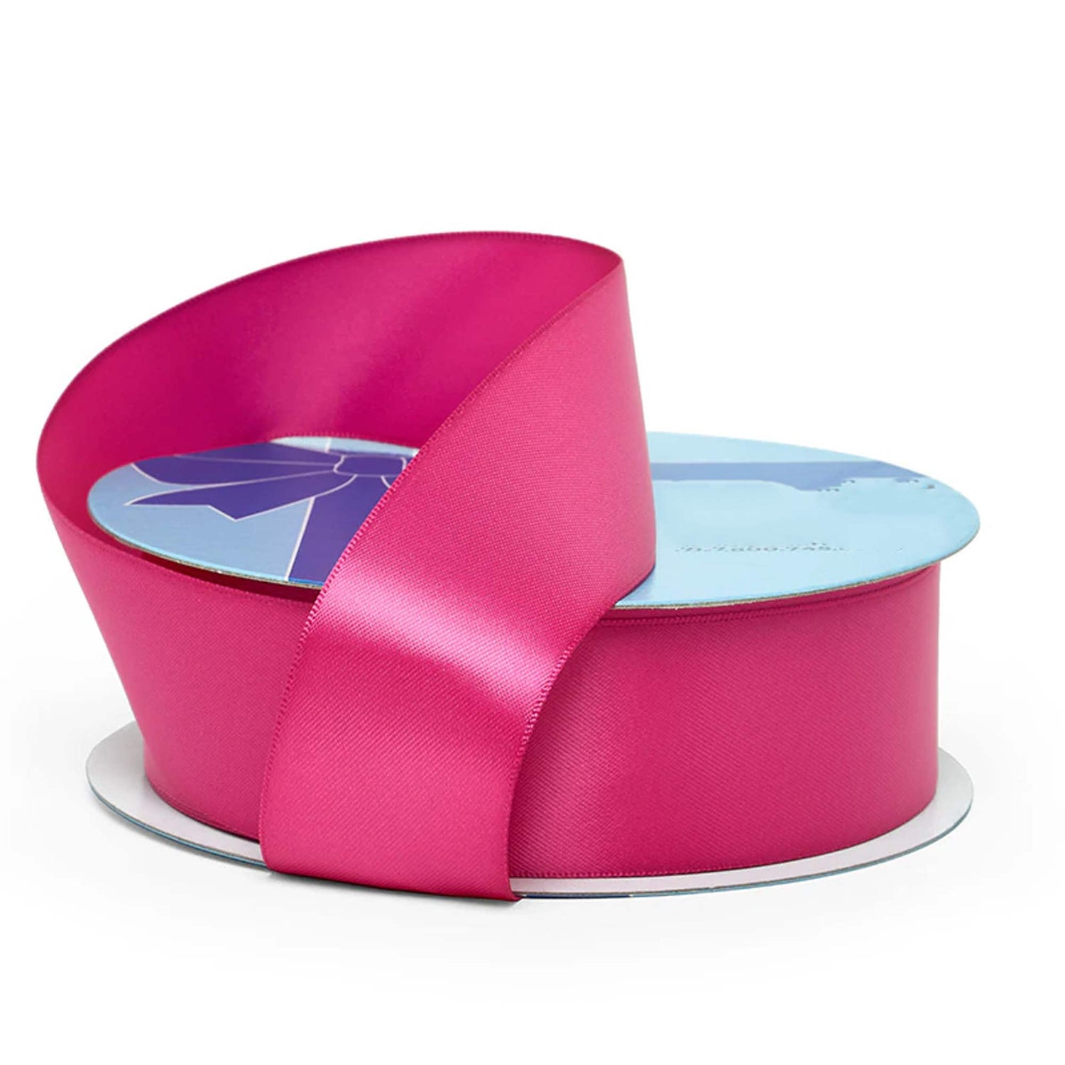 Superior Quality Solid Color Ribbon – Satin Feel 3/8 '' X 100 yd Single Faced 1 / roll Azalea