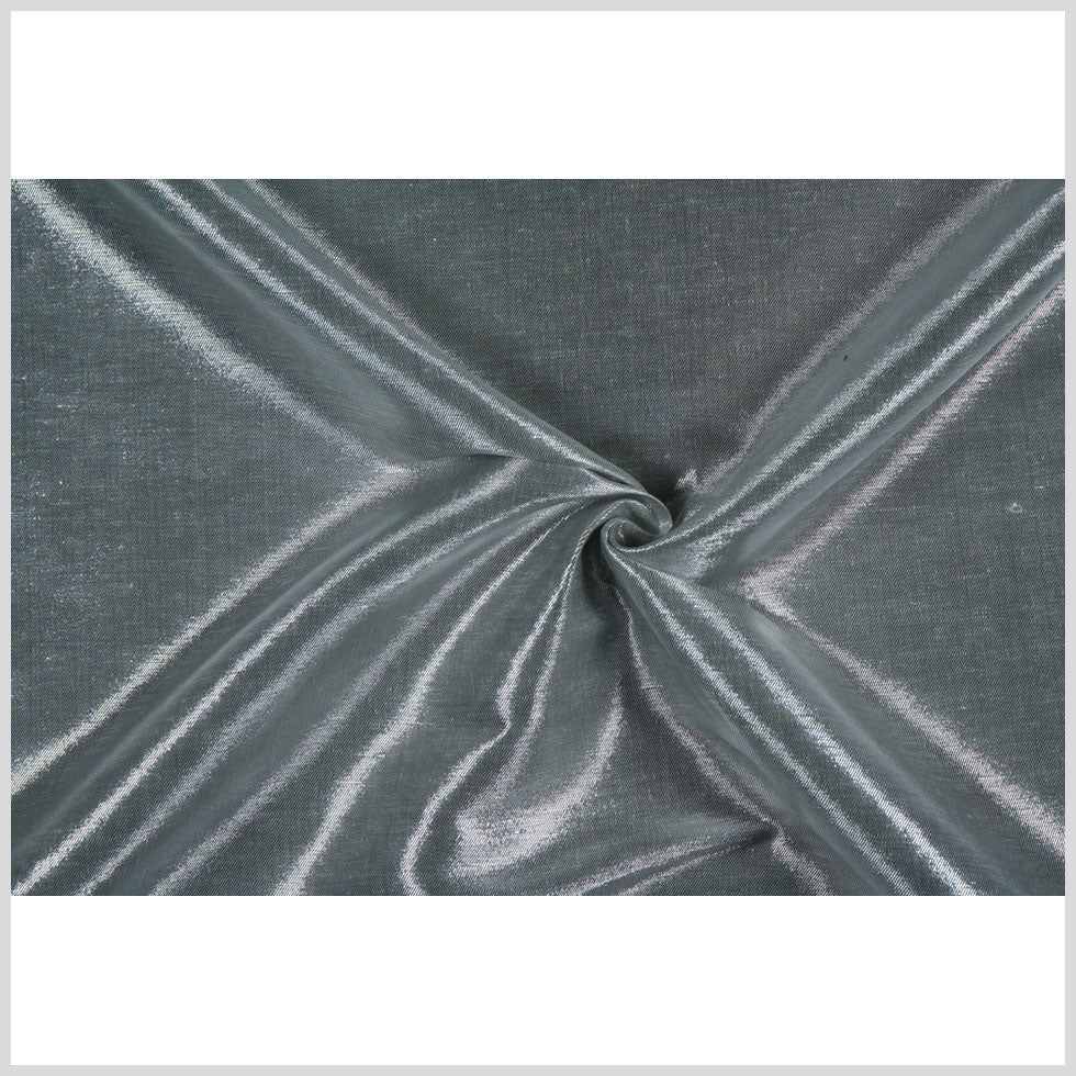 Metallic Silver Solid Lame & Metallic