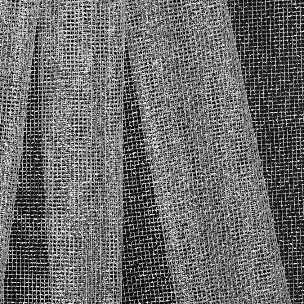 Silver Solid Tulle & Crinoline