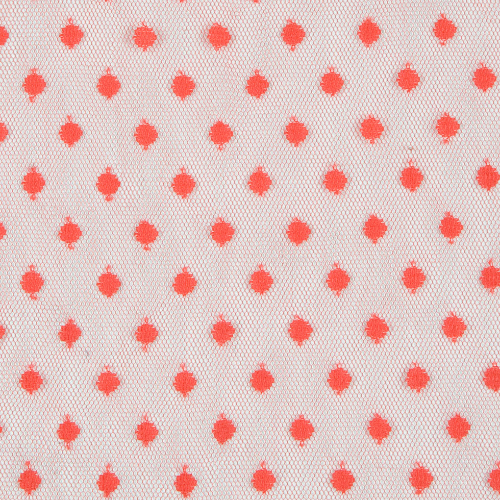 Red Polka Dots Tulle & Crinoline