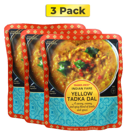 Yellow Tadka Dal, Ready-to-Eat Indian Lentil Curry 10 Oz